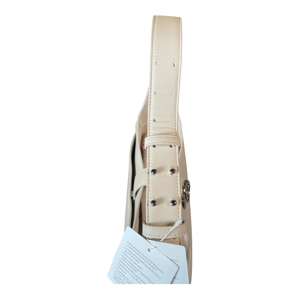 Lululemon Cactus Leather Shoulder Bag 8L Cashew With Silver Hardware & Dust Bag - Picture 15 of 16